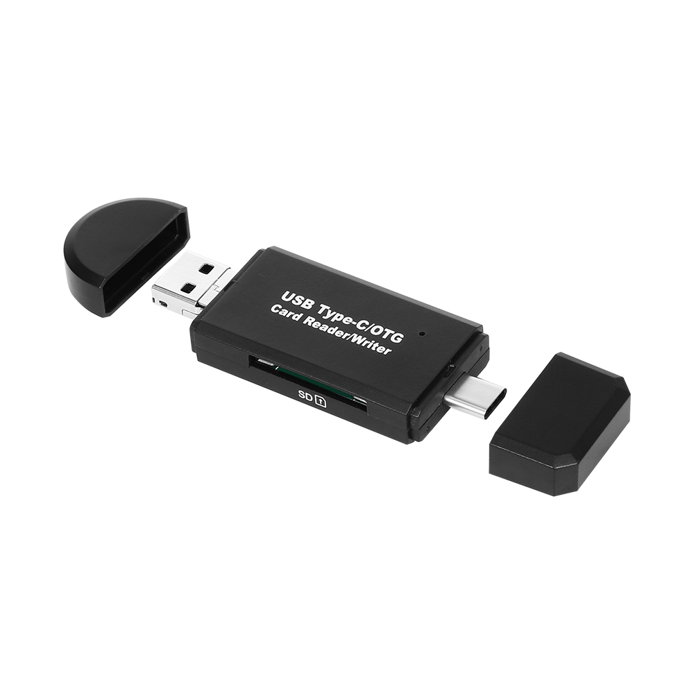 Đầu Đọc Thẻ USB Tốc Độ Cao Micro USB Type-C / Máy Ghi Thẻ 3 Trong 1 OTG TF SD Cho Điện Thoại Thông Minh PC