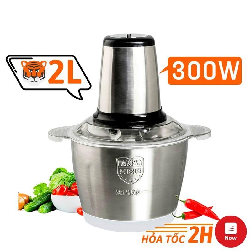 Máy Xay Thực Phẩm Đa Năng 2L,Chất Liệu Inox 304 Chuẩn, Xay Được Mọi Thứ Siêu Bén, Siêu Tiện Dụng