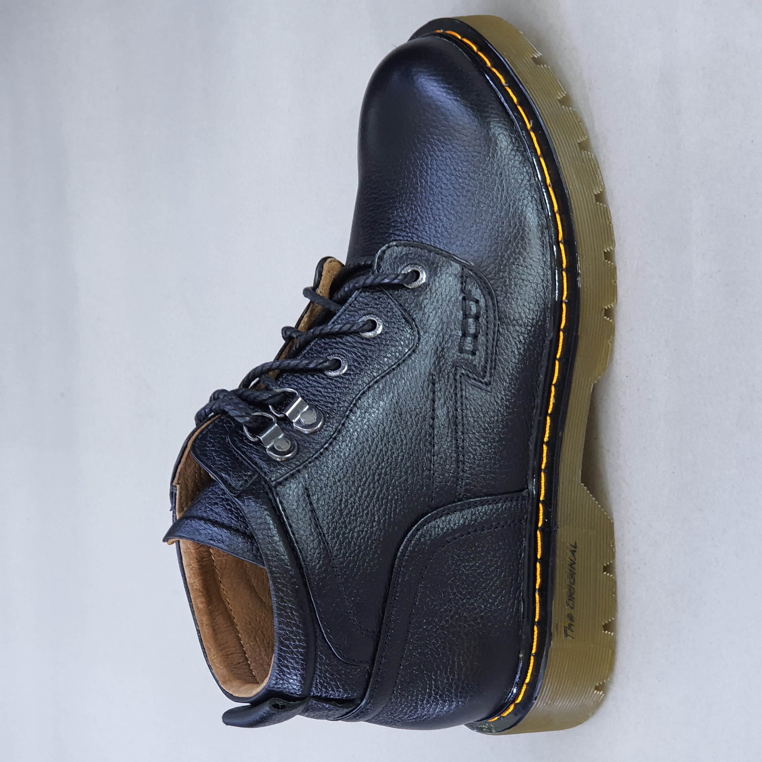 Giày boots nam cao cổ HÀ NAM da bò thật đế đốc tờ cao cấp DT2022