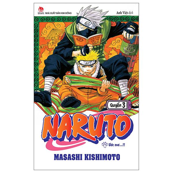 Sách - Naruto - Tập 3 - Ước Mơ…!! (Tái Bản 2025)