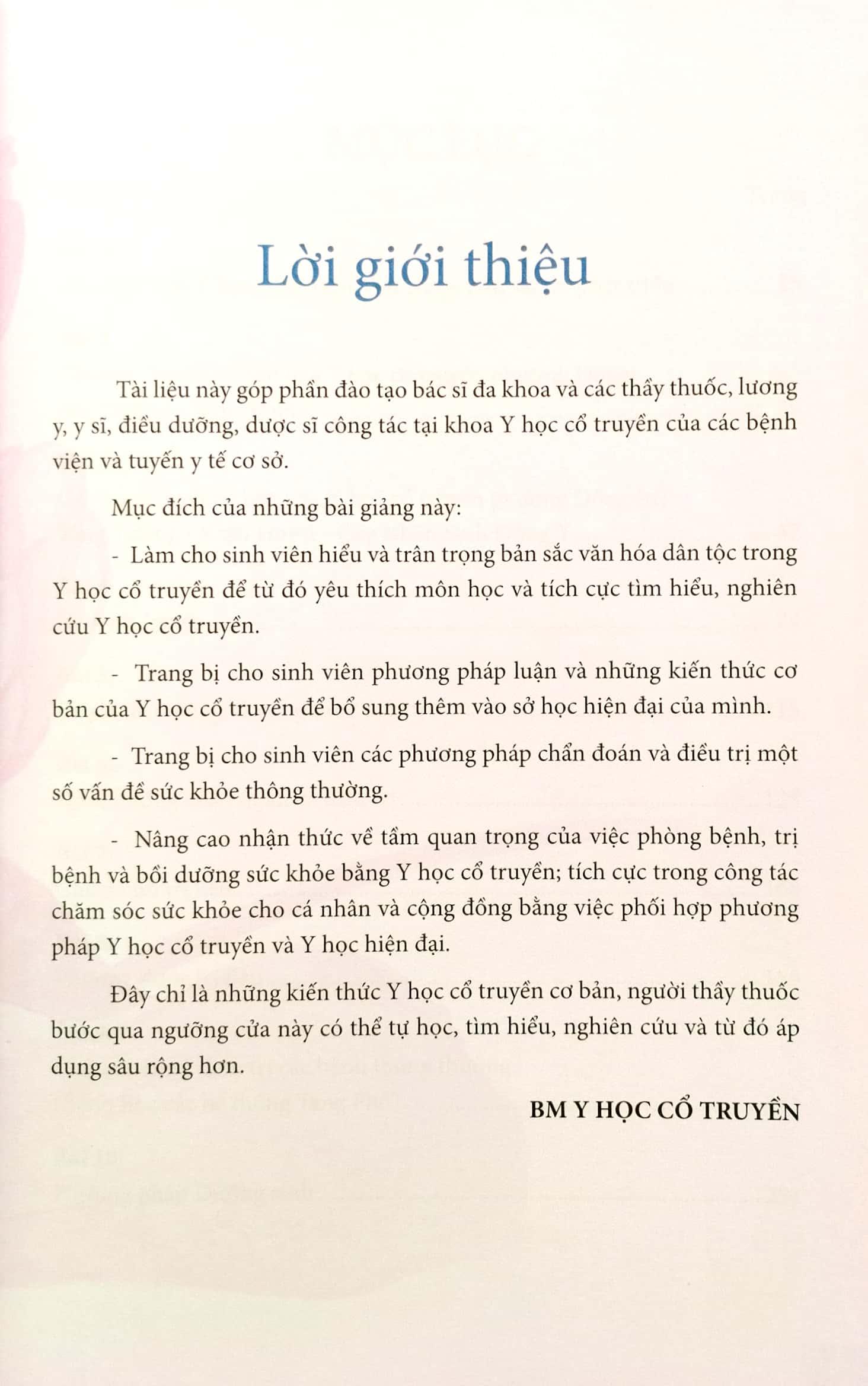 Y Học Cổ Truyền (Tái Bản 2022)
