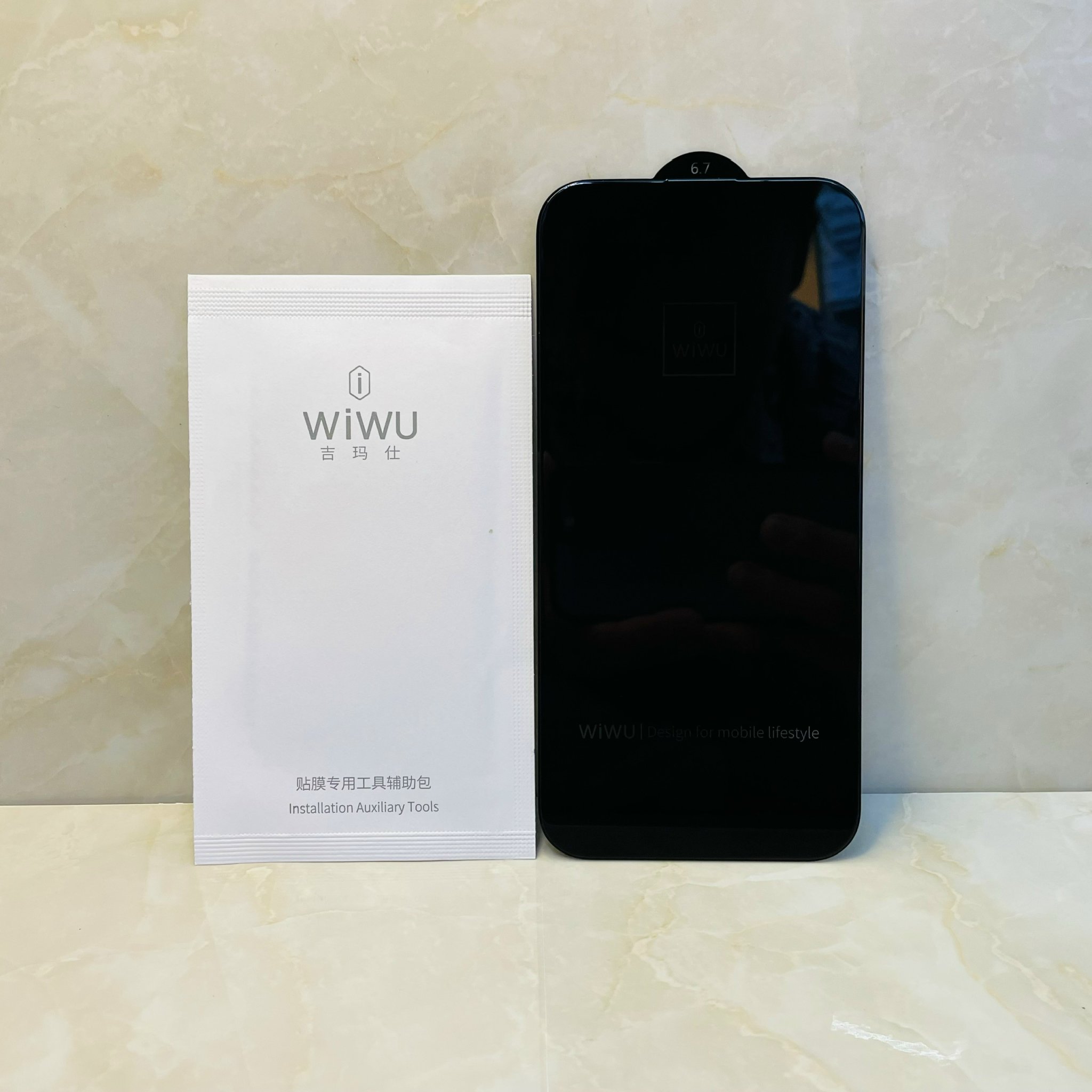 Cường lực chống nhìn trộm WiWu iPhone 14 Pro Max - hàng chính hãng
