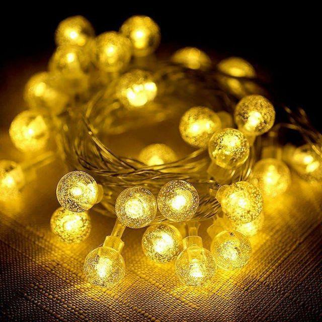 Dây đèn led 3D trong suốt chạy pin