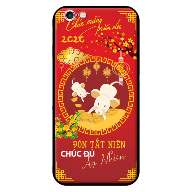 Ốp lưng in cho Iphone 6 Plus/6s Plus Mẫu Tết 2020  - Hàng chính hãng