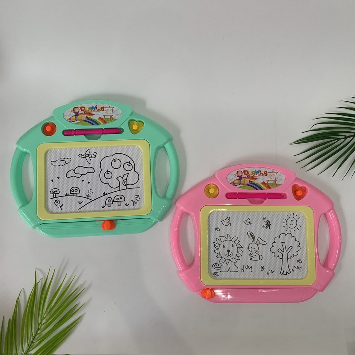 Bảng Đồ Chơi Vẽ Tự Xóa Thông Minh Drawing Board 2 Tay Cầm Tiện Lợi