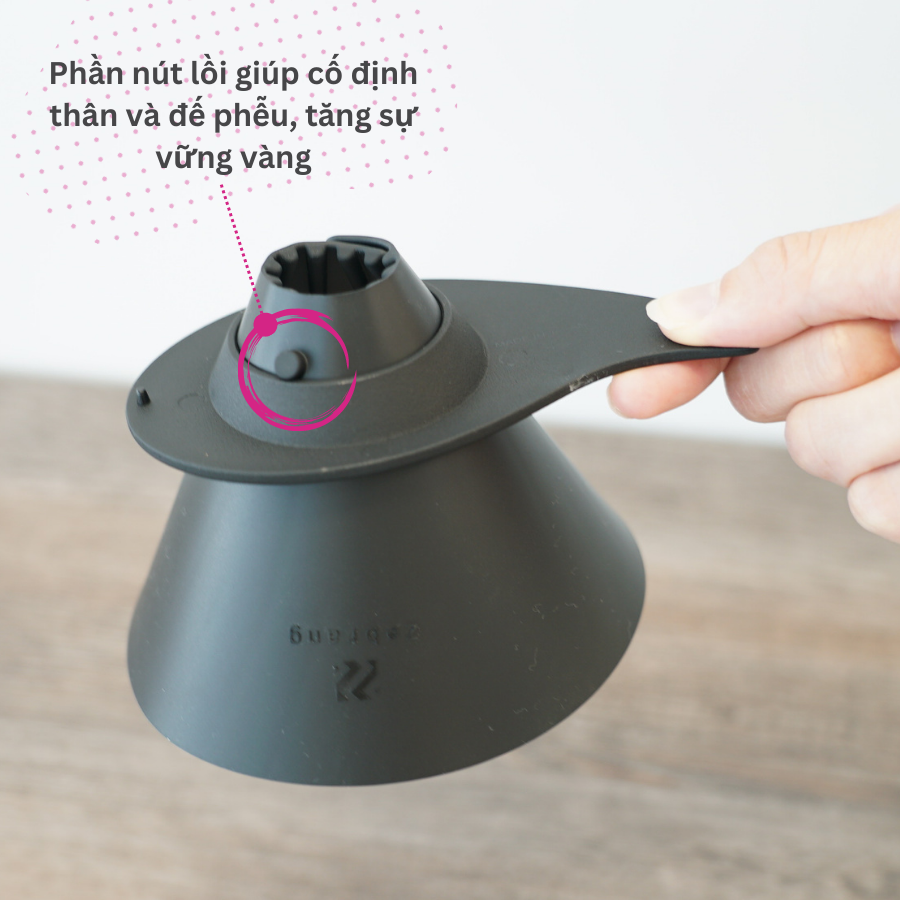 Phễu pha cà phê bằng silicone ZB-VDFP-02B