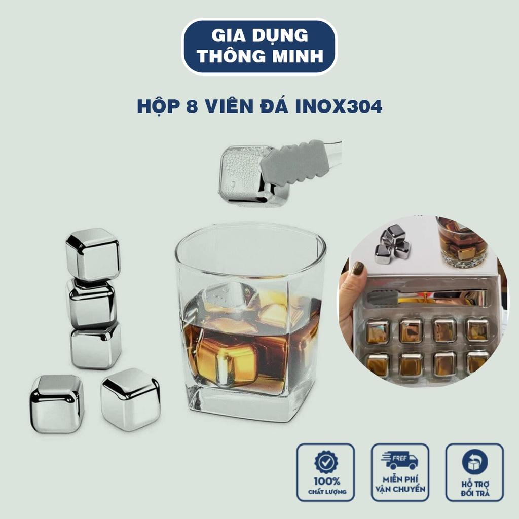 Hộp 8 viên đá Inox304 lạnh vĩnh cửu cao cấp