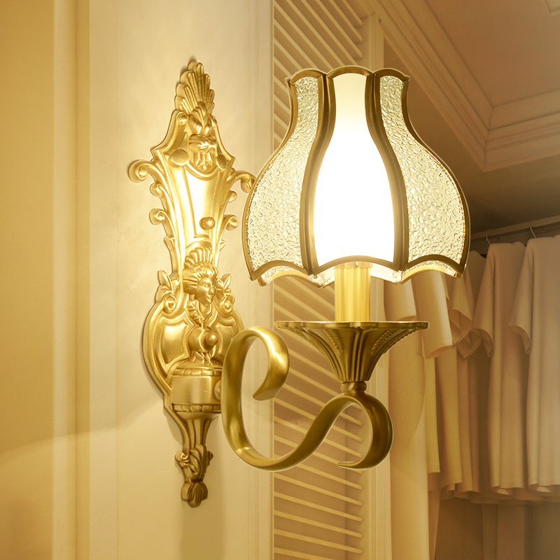 Đèn gắn tường bằng Đồng cao cấp DTD1009 Kèm Bóng đèn