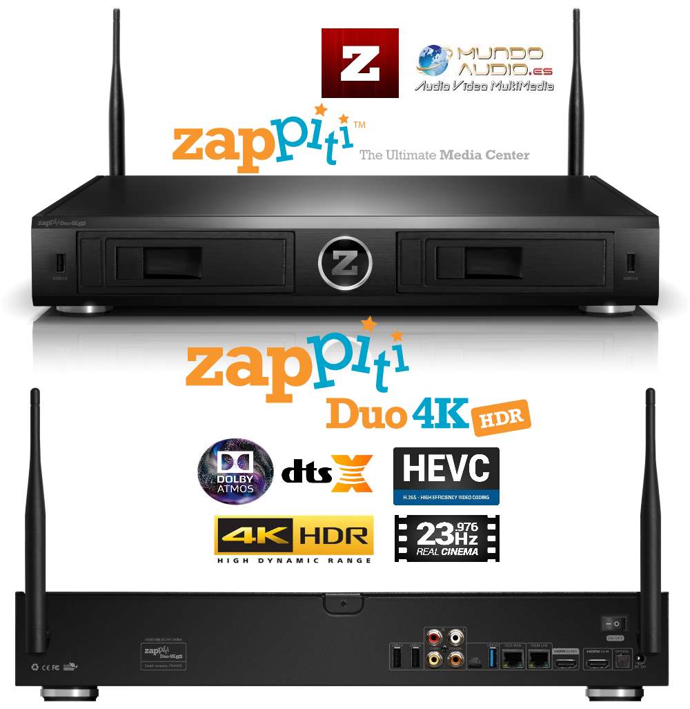 Đầu phát HD Player Zappiti Duo 4K -CHÍNH HÃNG