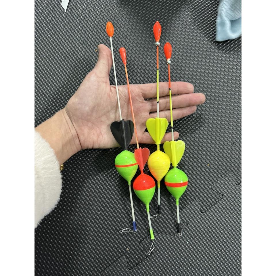 Phao câu lục câu cá ngày đêm xa bờ đầu cần dài 18cm chất lượng giá rẻ nhiều màu AKA FISHING