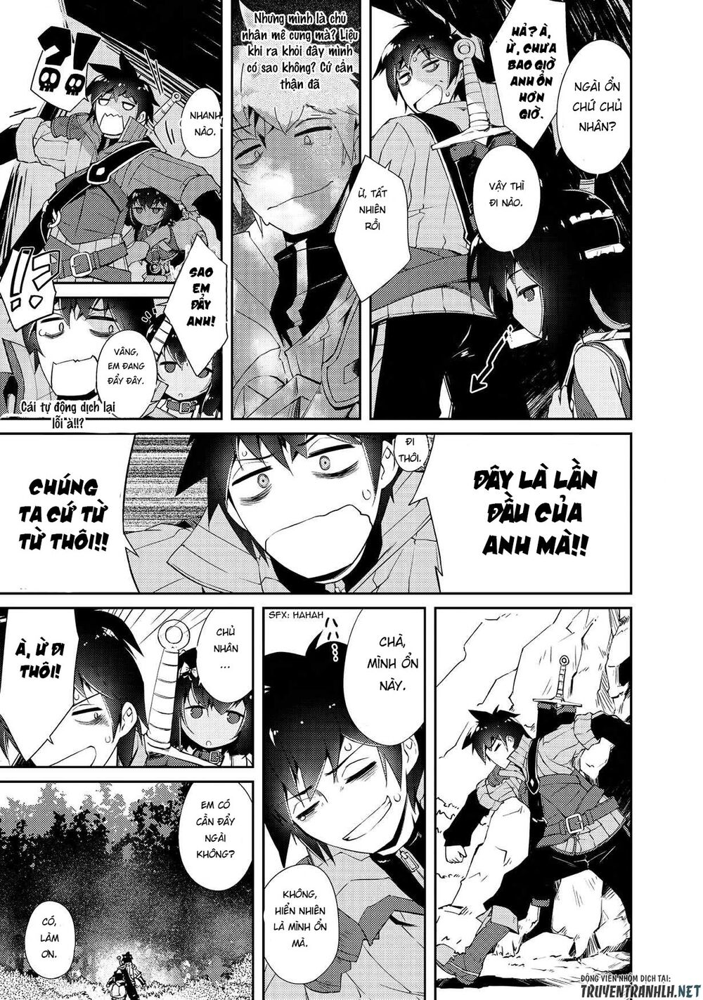 chủ nhân của mê cung rất lười chapter 4 18