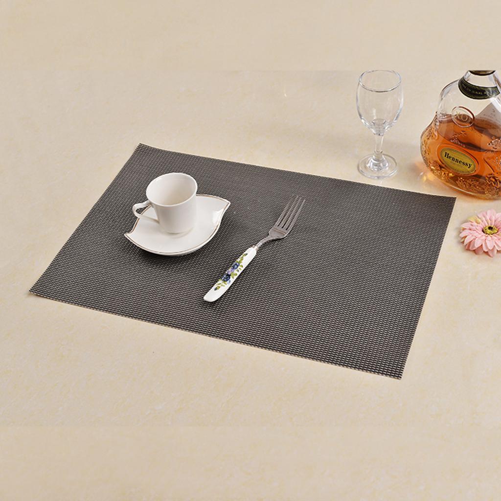 Home Dining Room Weave Woven Placemat Table Heat Insulation Place Mat
