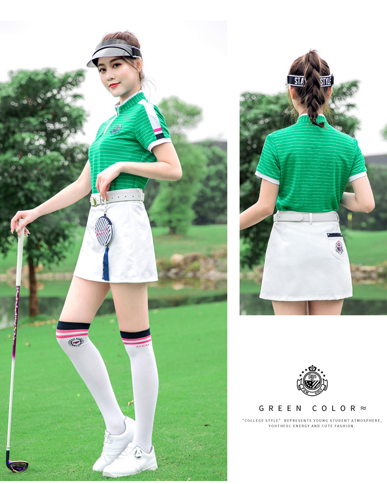 ÁO CỘC TAY GOLF NỮ - PGM - YF186