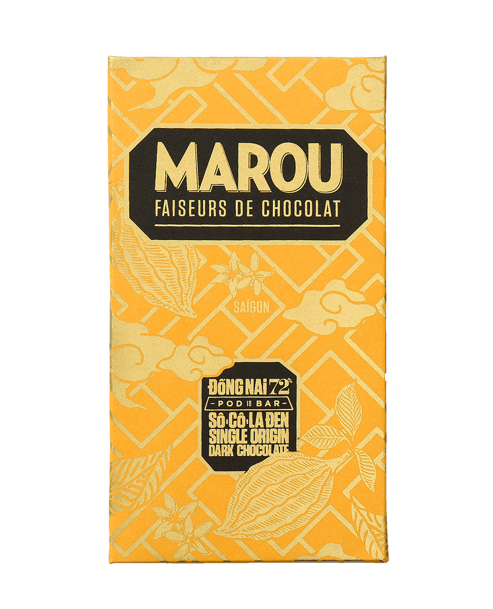 Sô cô la Đồng nai 72% MAROU SINGLE ORIGIN - 80G