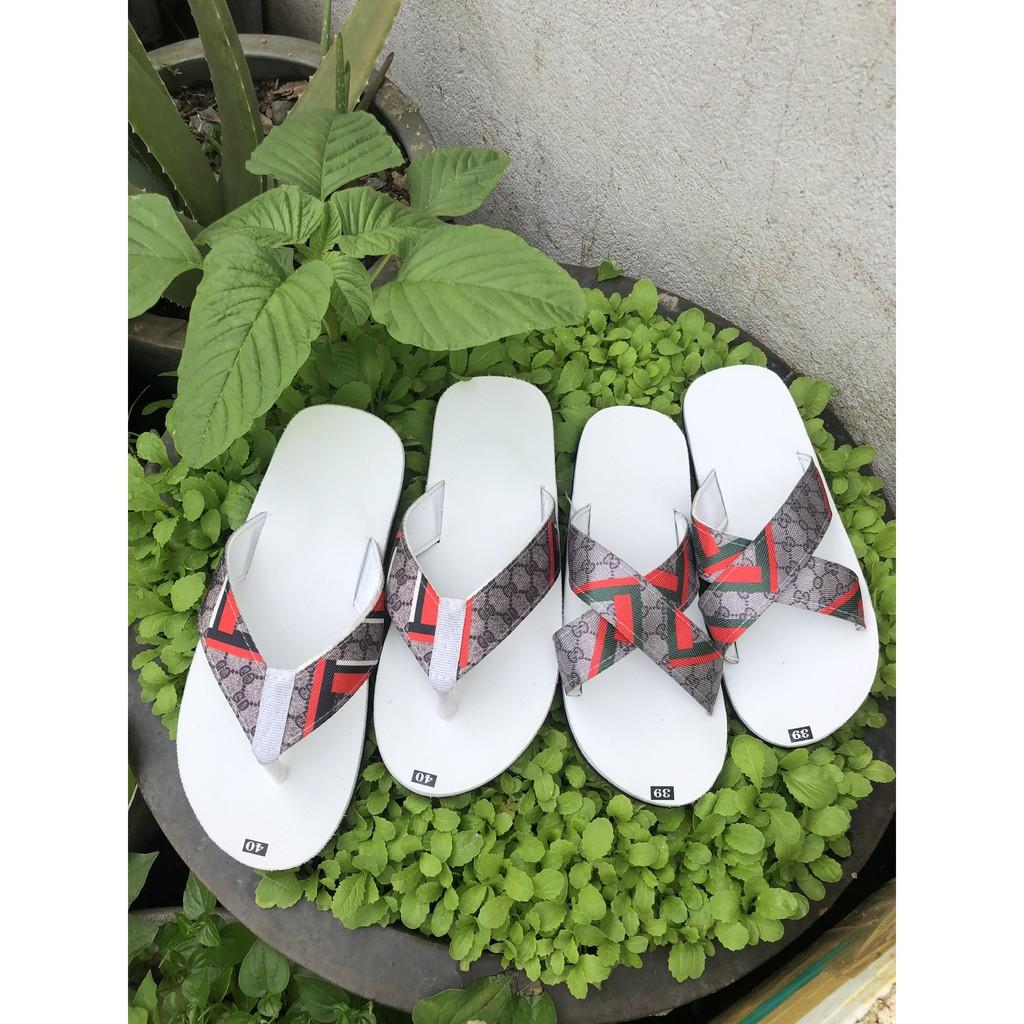 dép cặp nam nữ sandal đồng nai ( đế trắng quai dù ) size từ 35 nữ đến 42 nam size khác ib chọn thêm