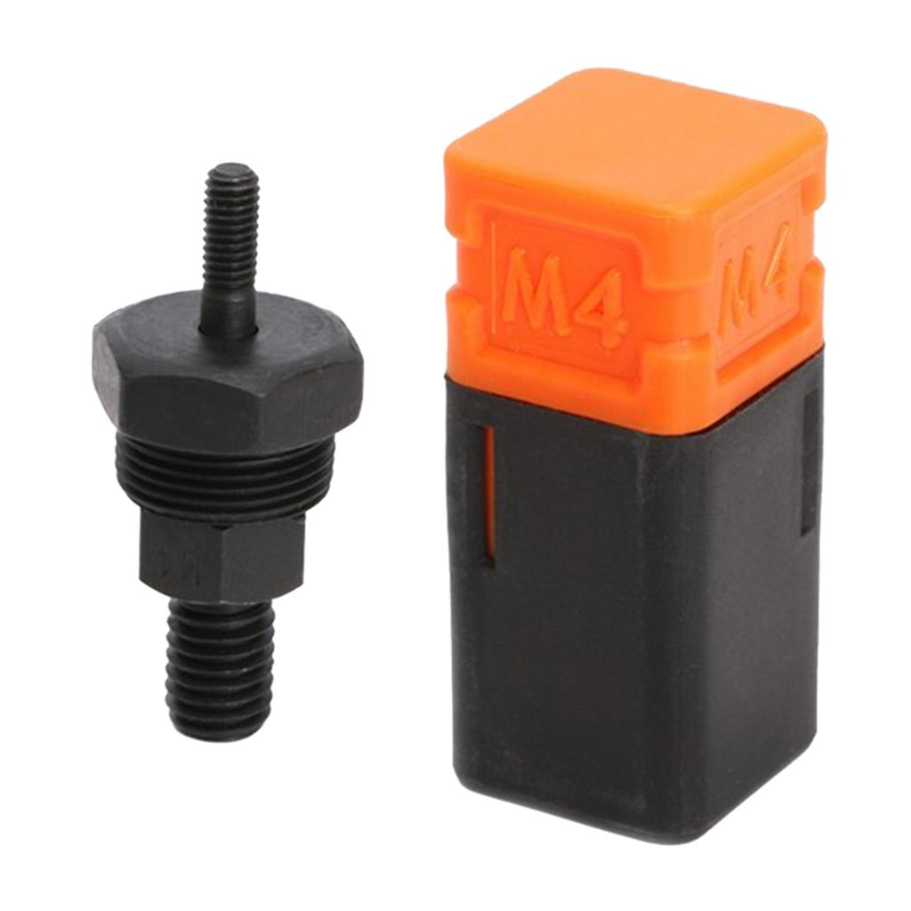 6 Pieces Steel Hand Nut Riveter Gun M4-M6 Nut Rivet Mandrels Tools Parts