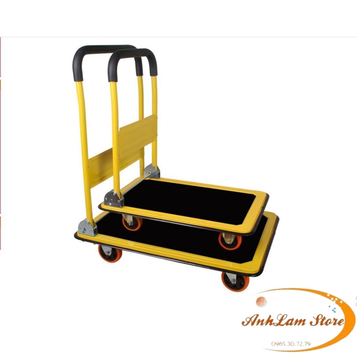 Xe Đẩy Hàng, Xe Kéo Hàng gấp gọn ANHLAM trọng lượng lớn 150kg - 300kg