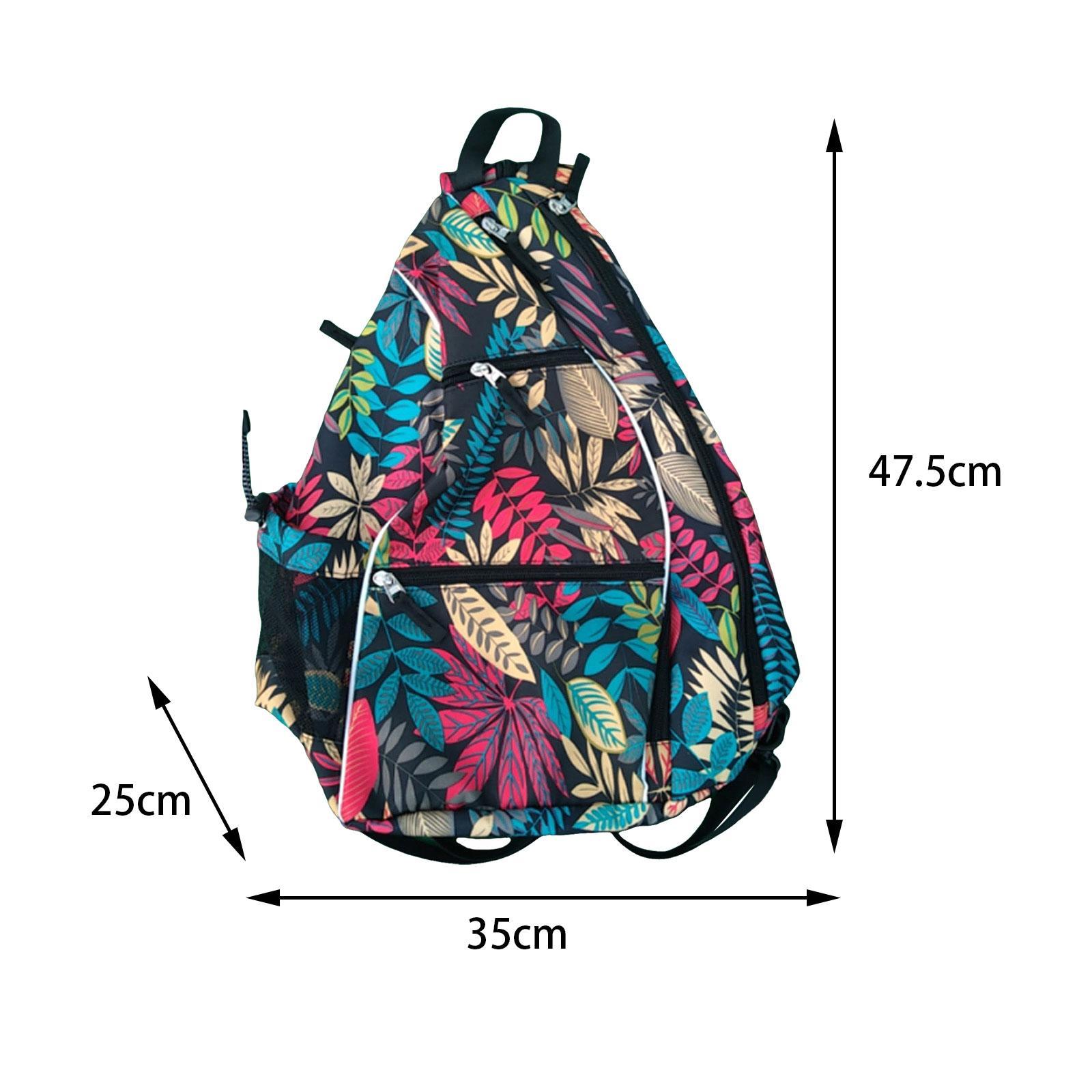 Pickleball Backpack, Pickleball Bag, Travel Pouch with Water Bottle Holder, Durable Lightweight Paddle Holder Carrying Bag for Women Men