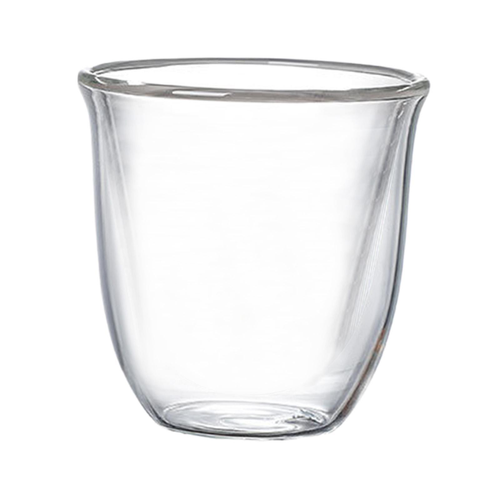 Espresso Cups Clear Glassware Glass Coffee Cups for Cappuccino Milk Beverage