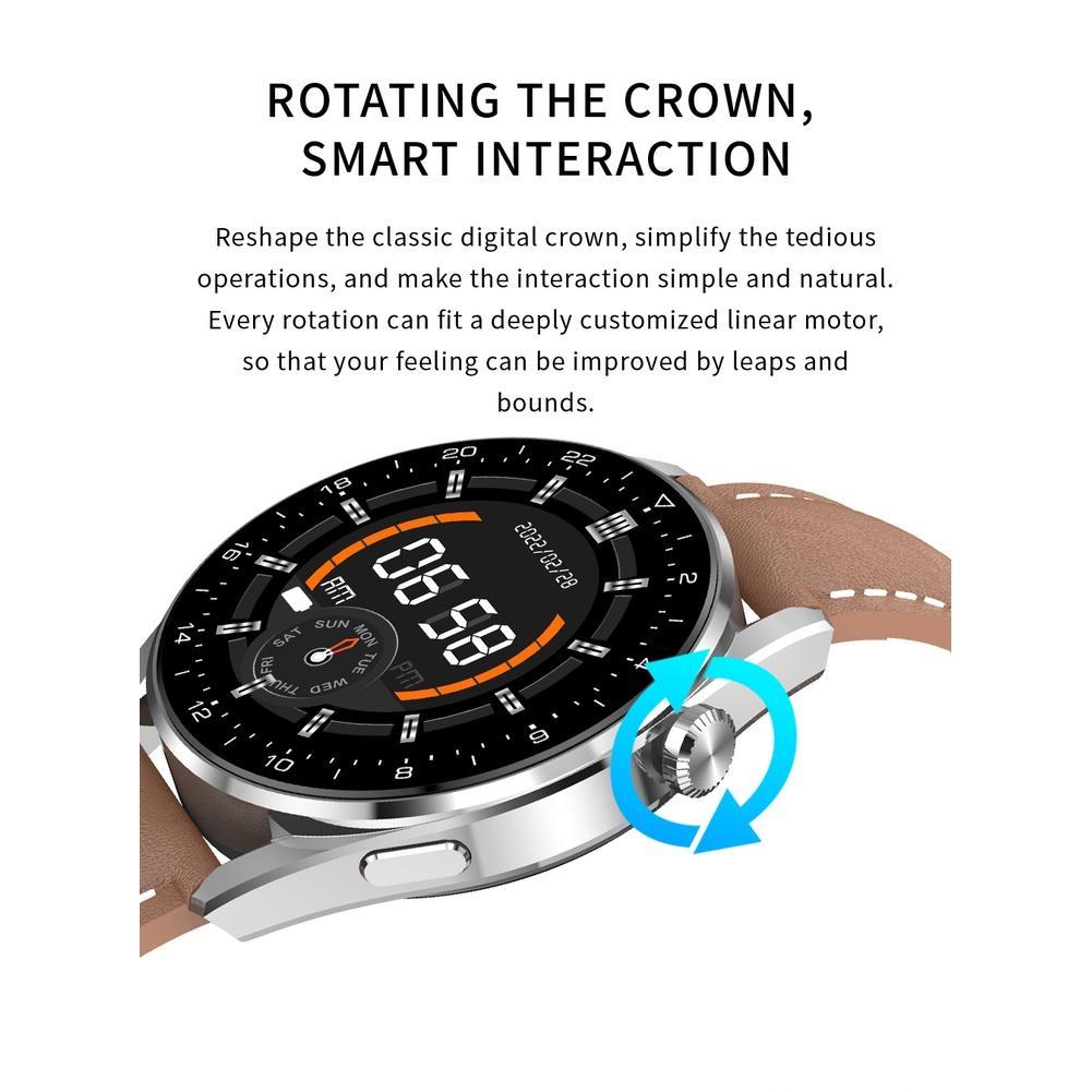 Đồng Hồ Thông Minh 2022 NFC AI Có Chức Năng Gọi Điện Thoại Chống Nước Dành Cho Android IOS WS3 pro