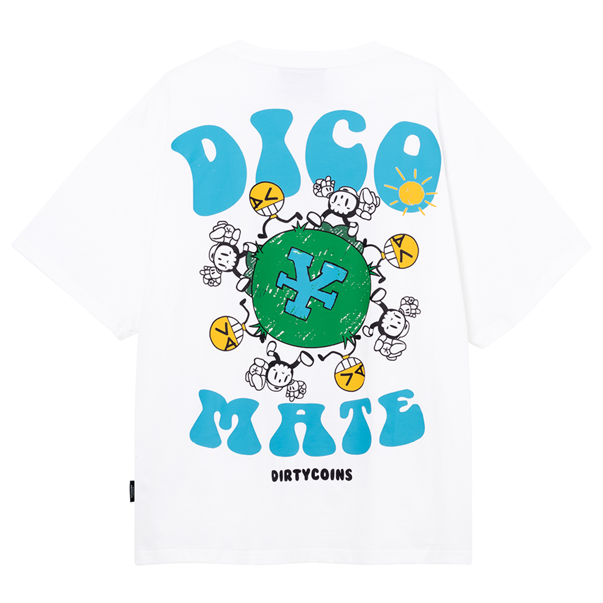 Dico Áo thun Mate World T-shirt - White