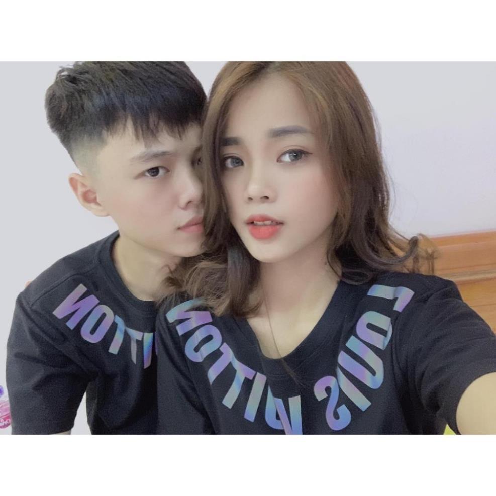 SALE- Áo Thun Tay Lỡ Phản Quang 7 màu Unisex Nam Nữ LuonVuiTuoi Vòng Cổ Siêu Chất - CHẤT HIT