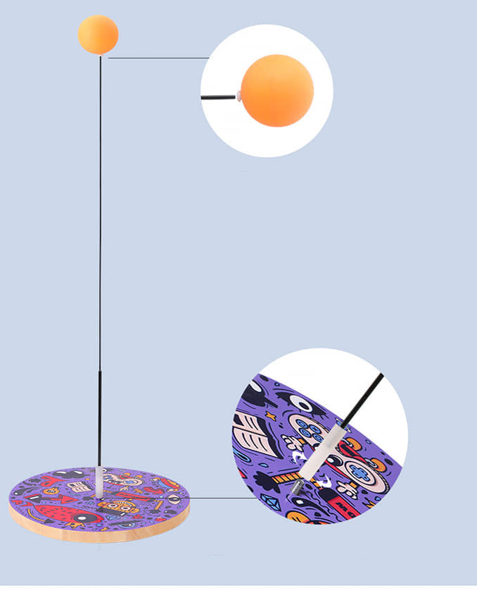 Bộ bóng bàn phản xạ cho trẻ em không cần bàn