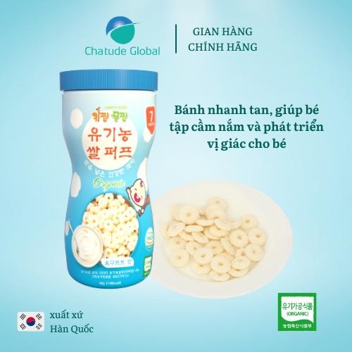 Bánh bi tan ăn dặm Happy Food vị sữa chua cho bé 7m+