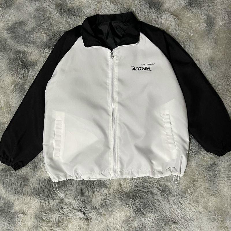 Áo Khoác Dù Bomber 2 Lớp A.COVER Ulzzang Nam Nữ Unisex Form Rộng Unisex