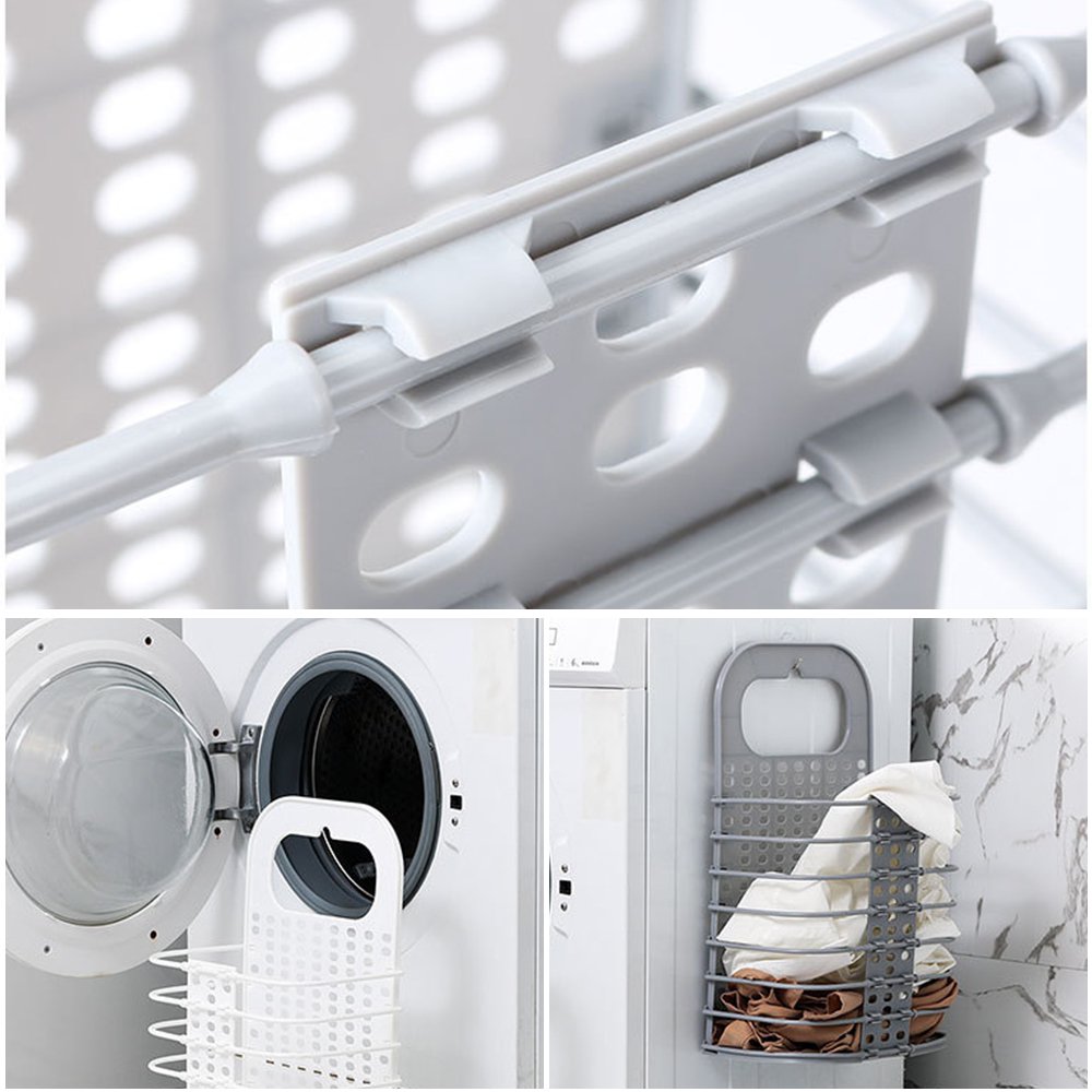 Combo 2 Giỏ Nhựa Đựng Đồ Đa Năng Gấp Gọn Thông Minh Với Chất Liệu Cứng Cáp - Bền Chắc