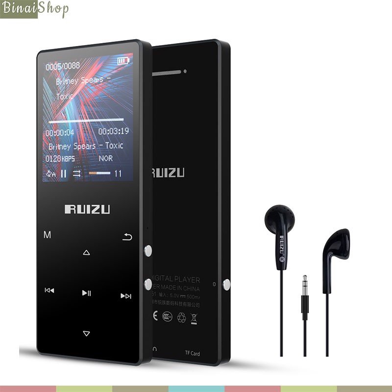 Máy nghe nhạc Bluetooth Ruizu D51 - Hàng Chính Hãng