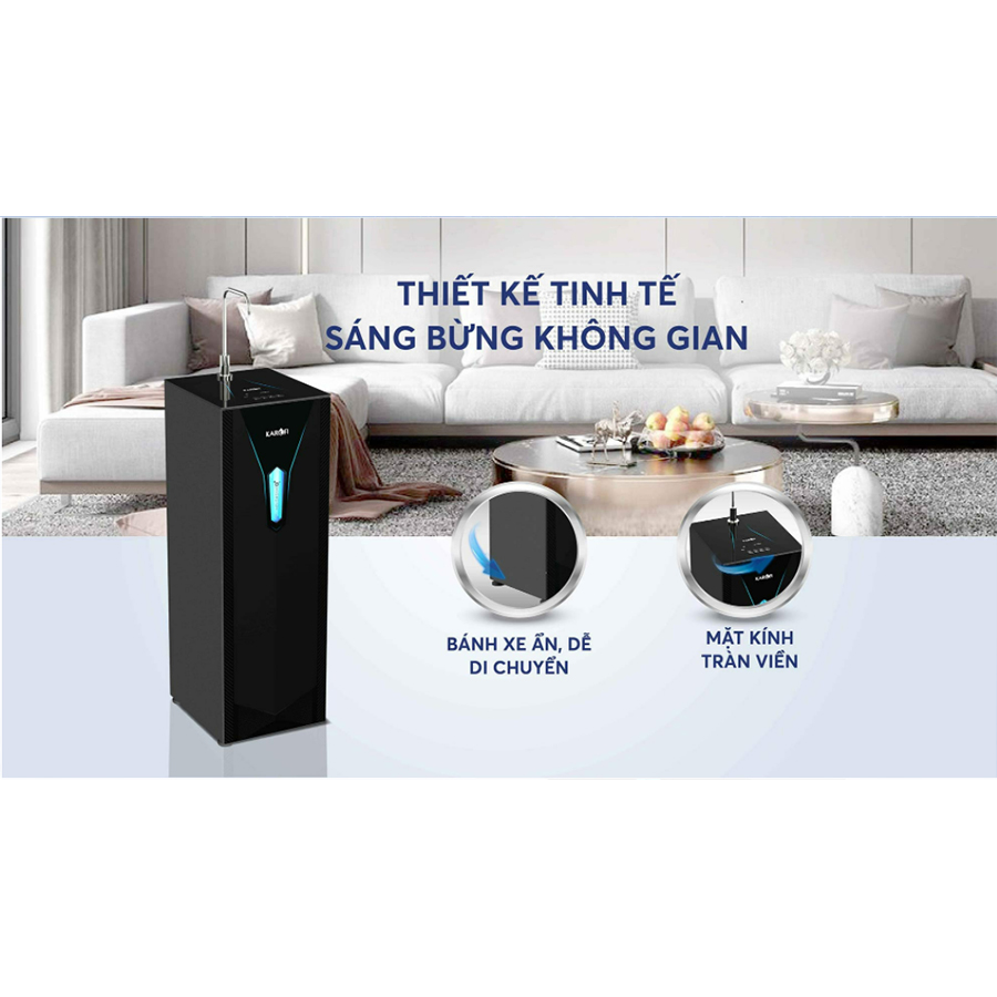 Máy lọc nước 11 lõi Hydro-Ion KAE-S65 Karofi,  Màng RO 100 GPD Purifilm Mỹ - Hàng chính hãng - Miễn phí lắp đặt toàn quốc