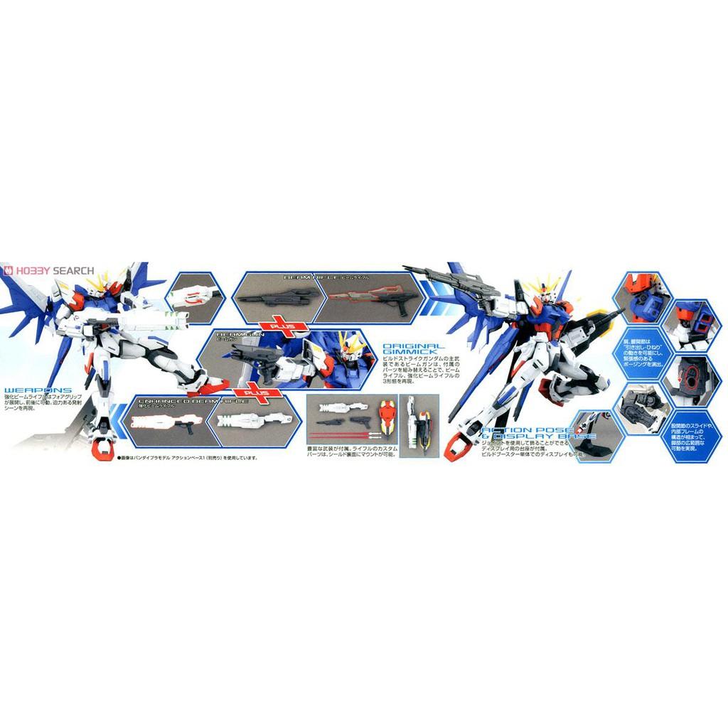 Bộ mô hình đồ chơi lắp ráp gundam bandai MG 1/100 BUILD STRIKE GUNDAM FULL PACKAGE Chính hãng