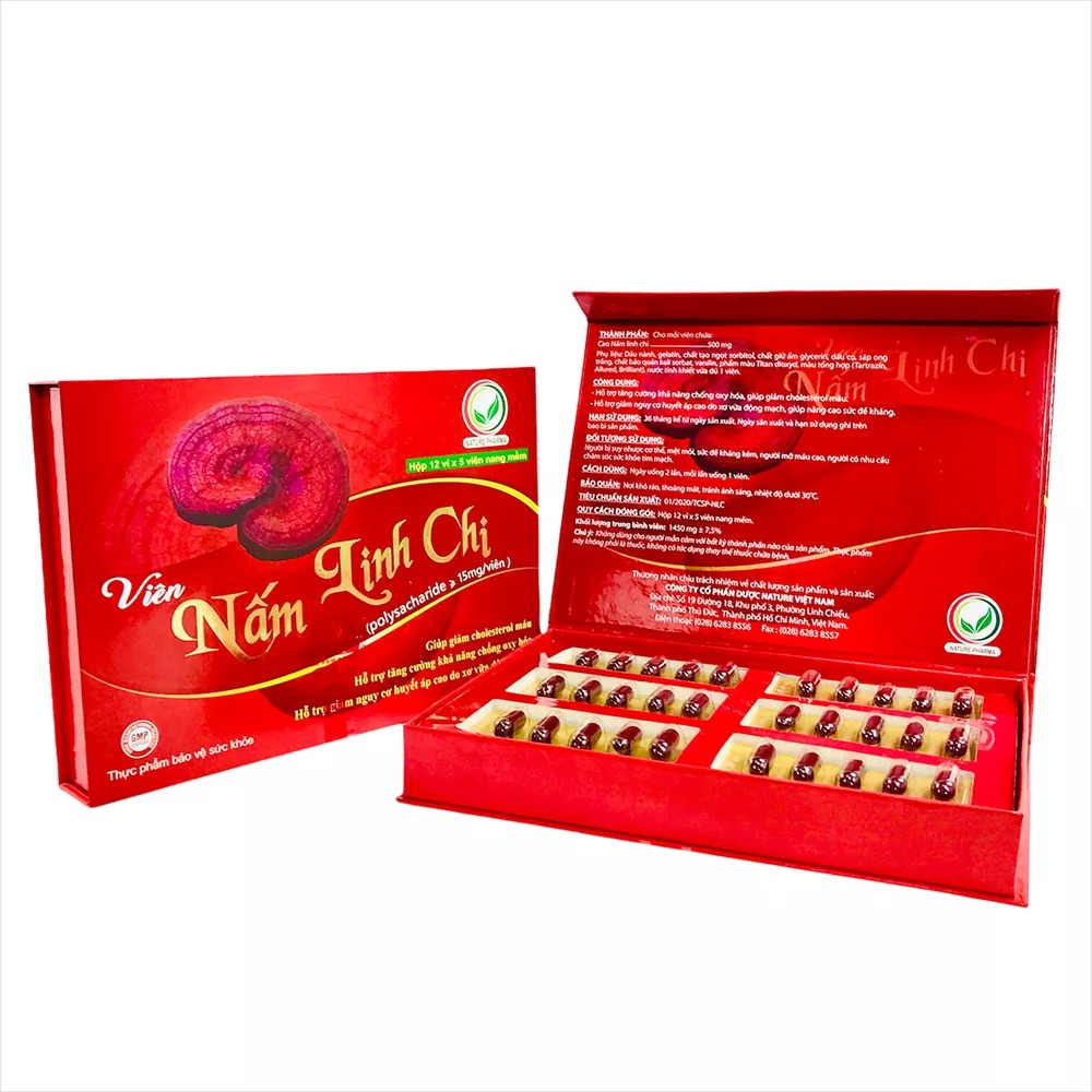 Thực Phẩm Bảo Vệ Sức Khỏe Viên Nấm Linh Chi