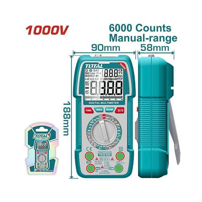 ĐỒNG HỒ VẠN NĂNG KỸ THUẬT SỐ 6V TOTAL TMT5310002 - HÀNG CHÍNH HÃNG