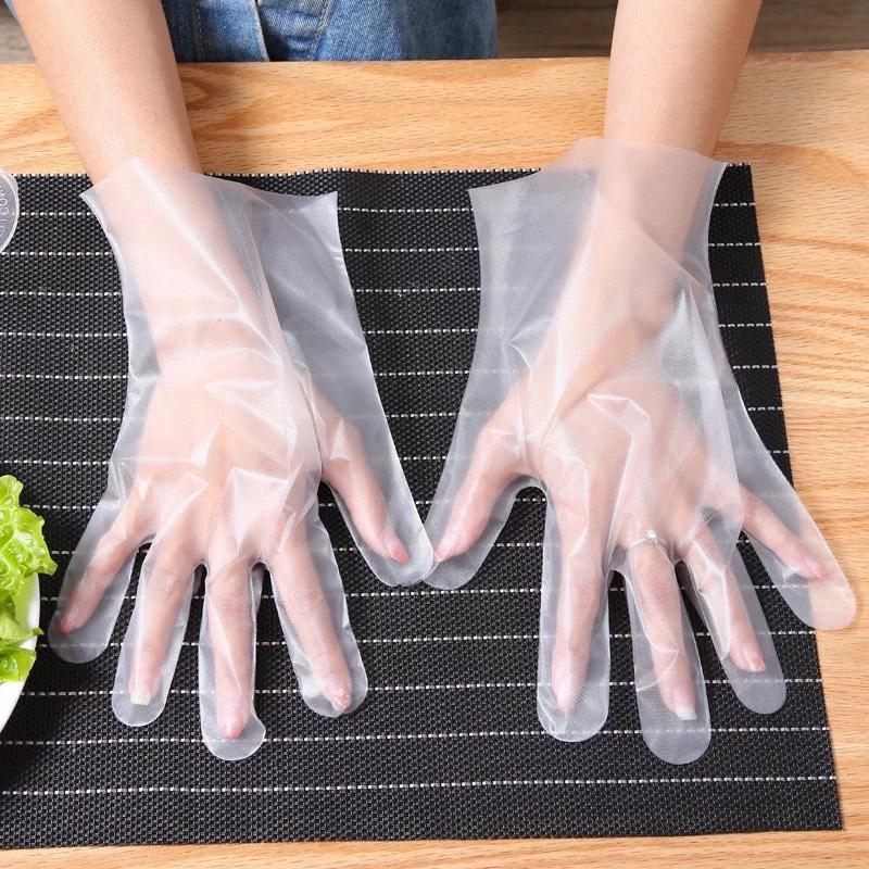 Hộp 100 Găng Tay Mỏng, Găng Tay Victoria Kháng Khuẩn, Bảo Vệ Tay, Siêu Dai, Nấu Ăn, Làm Bếp, Vệ Sinh. Kingler 5858