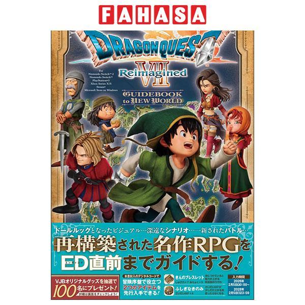 Sách ngoại văn: ドラゴンクエストセブン Dragon Quest Reimagined Guidebook To New World