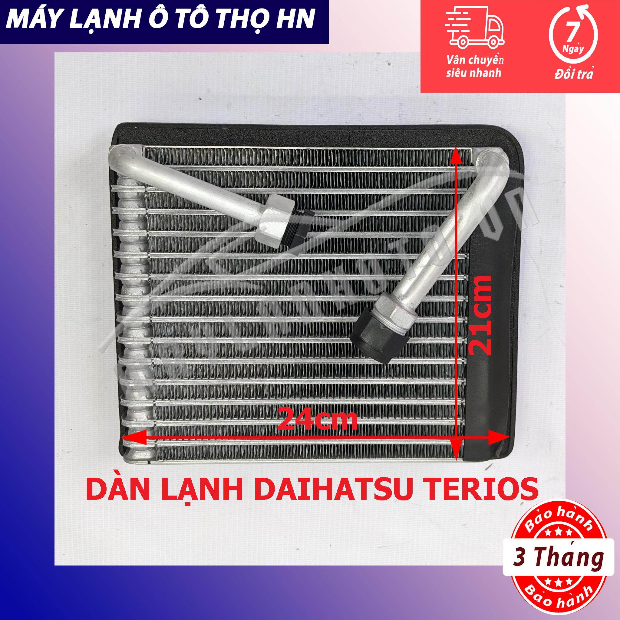 Dàn (giàn) lạnh Daihatsu Terios Hàng xịn Thái Lan (hàng chính hãng nhập khẩu trực tiếp)