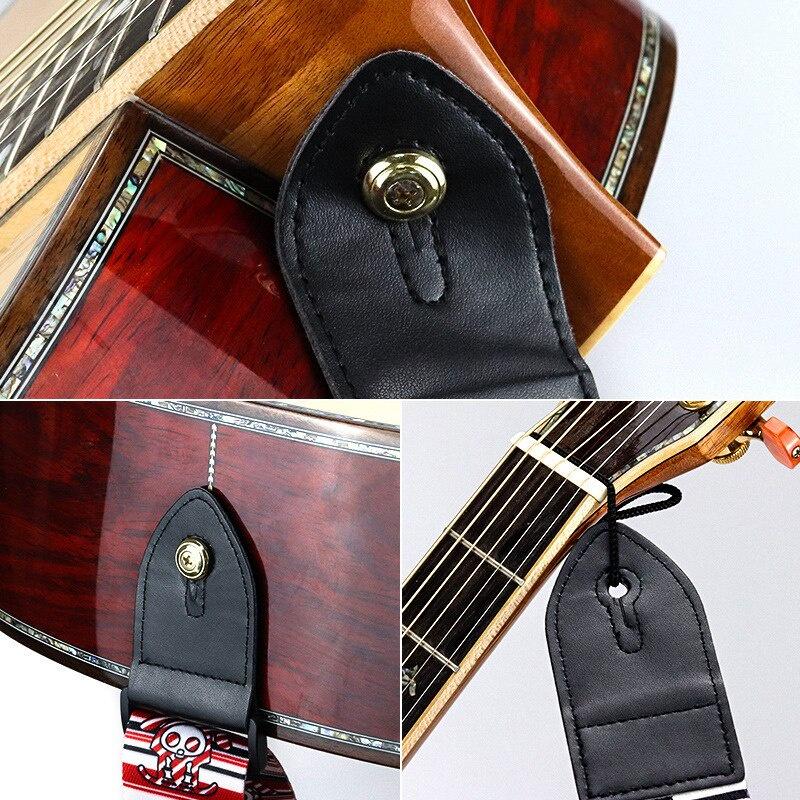 Adjustable Nylon Straps Nylon Guitar Strap for Acoustic Electric Guitar and Bass Multi-Color Guitar Belt Guitar Part Accessories