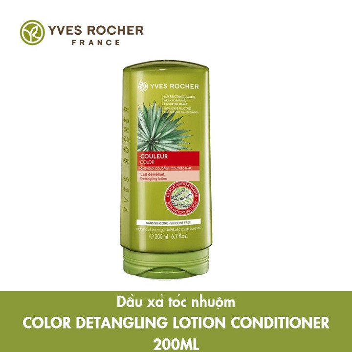 Dầu Xả Chăm Sóc Tóc Nhuộm Yves Rocher Color Detangling Lotion 200ml [Mẫu Mới]