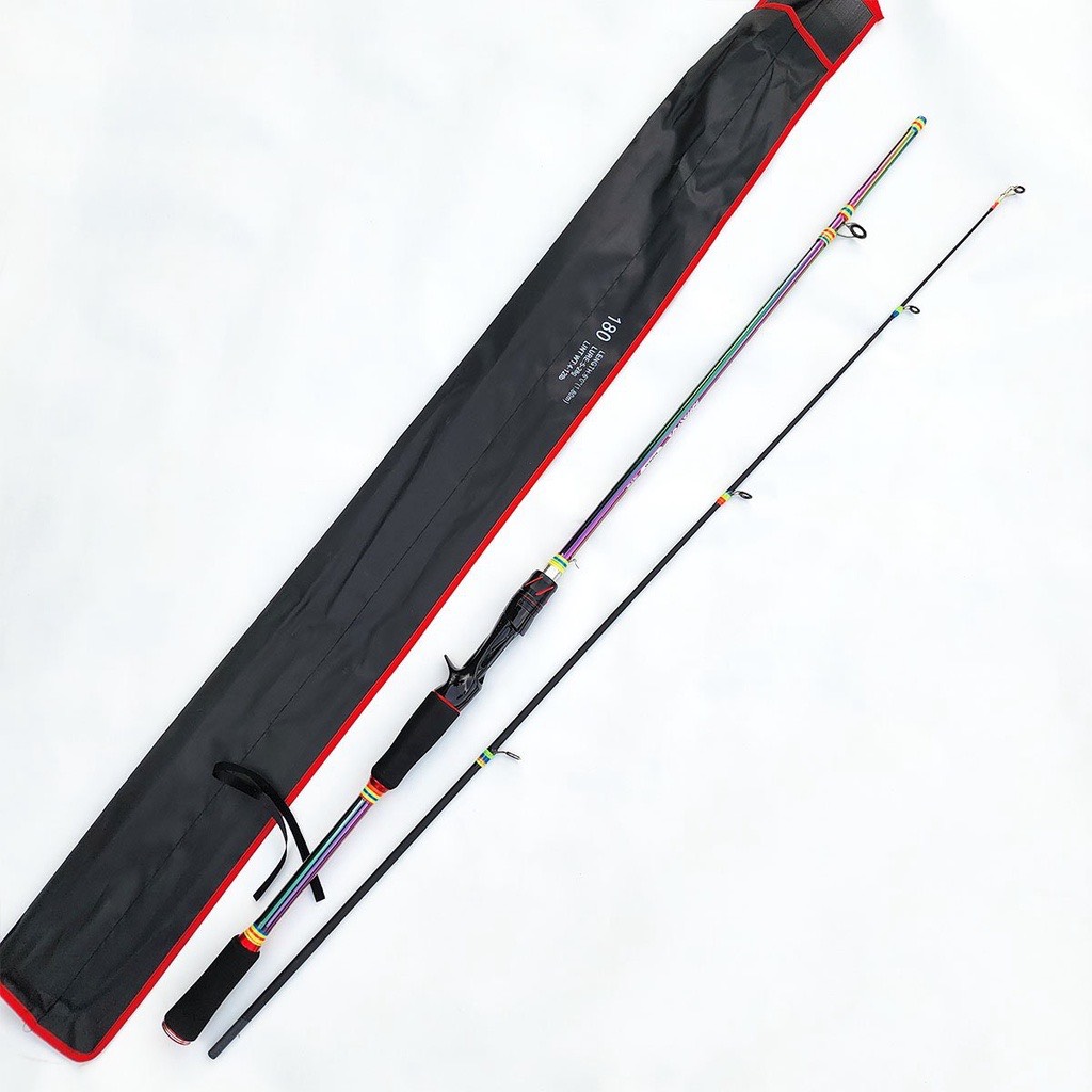 Bộ Cần Câu Lure Máy Ngang Titan Tặng Phụ Kiện