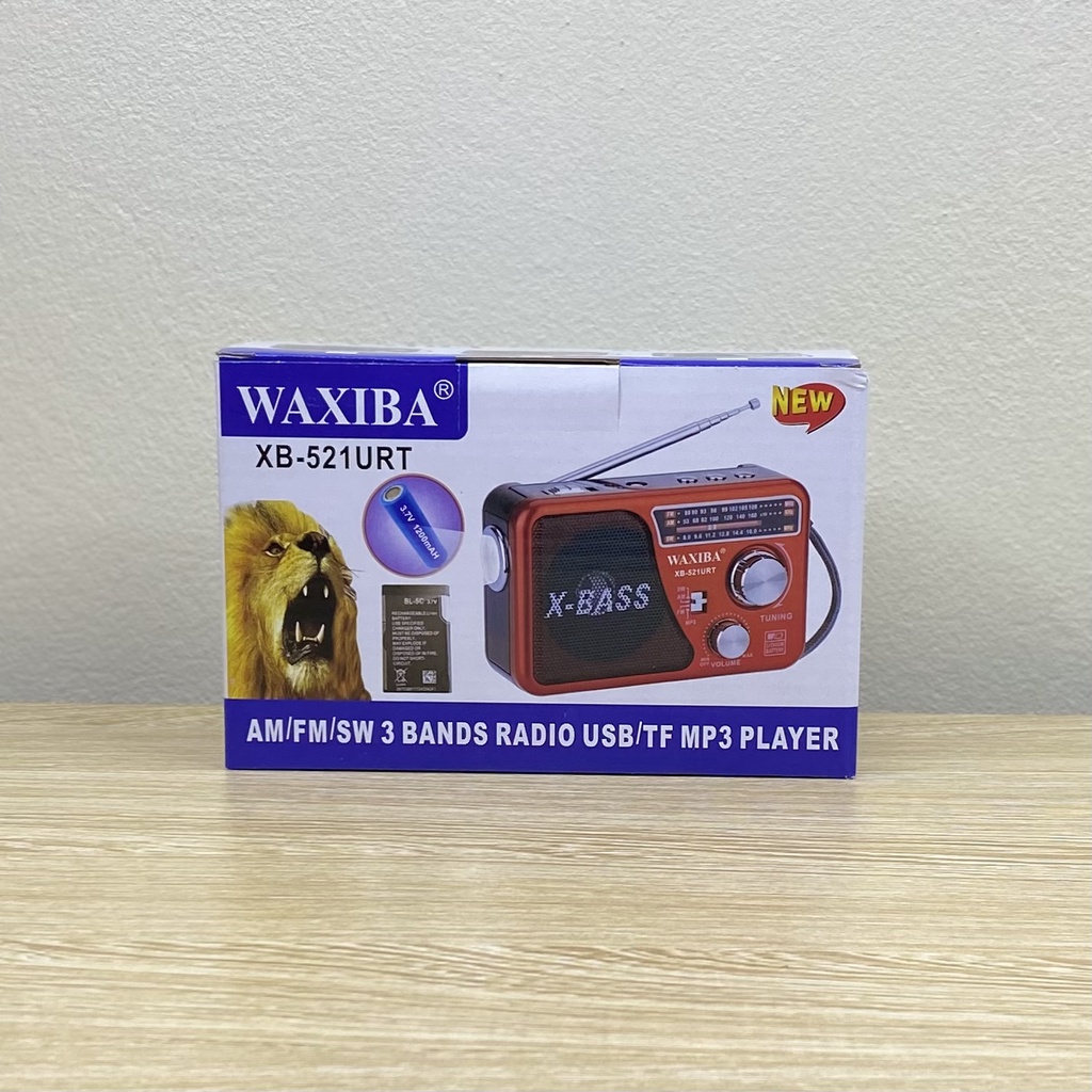 Đài USB THẺ NHỚ NGHE NHẠC DAICAT DC-521URT RADIO AMFMSW LOA TO X-BASS CÓ ĐÈN PIN LED GIAO MÀU NGẪU NHIÊN Kèm Dây Sạc 1 PIN Loa Siêu Lớn Đa Năng Sang Trọng Chất Lượng Tốt Mẫu Mới Nhất Đài Phát Thanh Quà Tặng Cho Người Thân Yêu Cao Tuổi HÀNG CHÍNH HÃNG