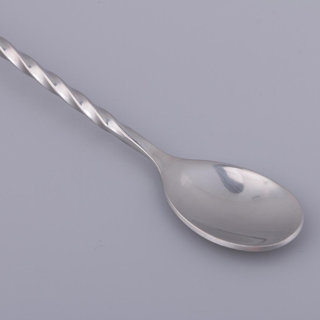 Barware Stirring Spoon for Ice Cream, Coffee, Milkshakes, Juice, Tea, Drink