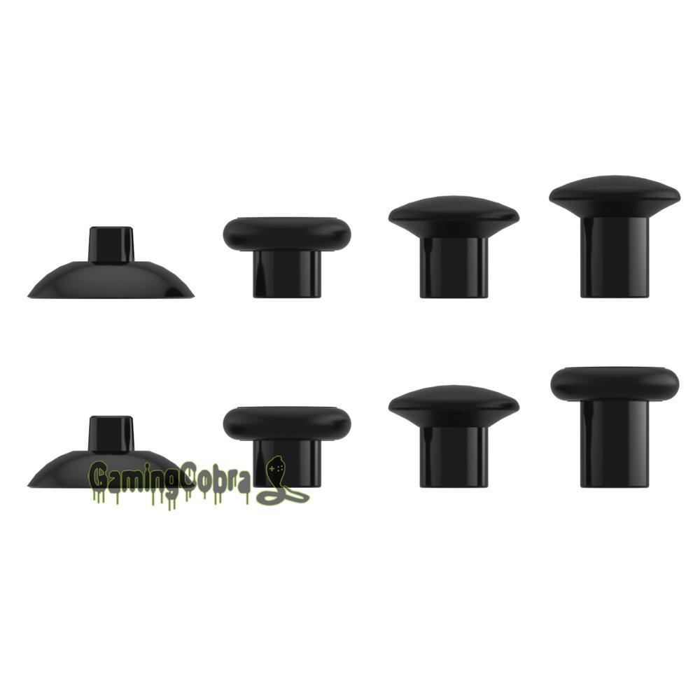 Thumbstick có thể hoán đổi cho nhau màu đen với 3 cần điều khiển có thể điều chỉnh cho bộ điều khiển PS5, cho PS4 Tất cả các bộ điều khiển mô hình màu: Đen