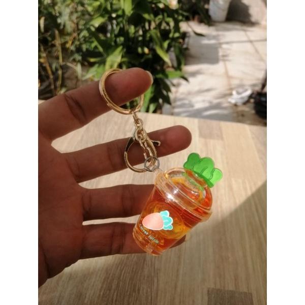 MÓC KHÓA NƯỚC LY TRÀ SỮA TRÁI CÂY, GẤU CUTE