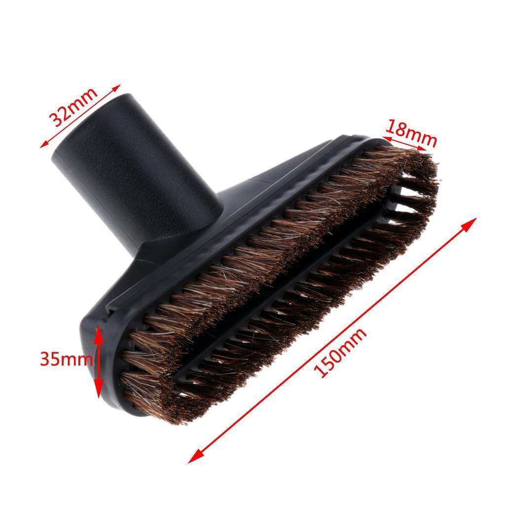 32mm Vacuum Cleaner Bristle Dust Brush Soft Brush with Adapter Converter Kit