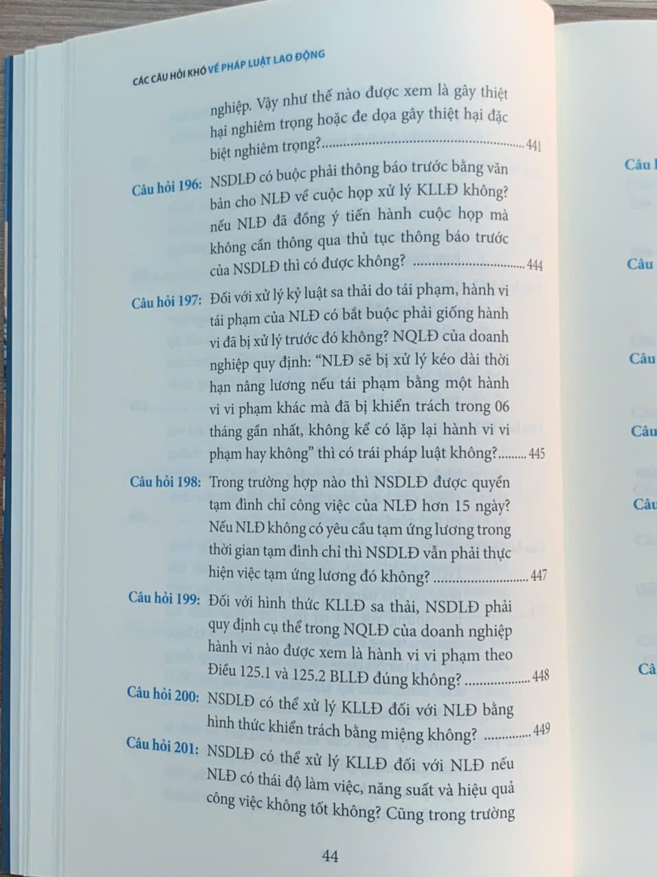 Các câu hỏi khó về pháp luật lao động