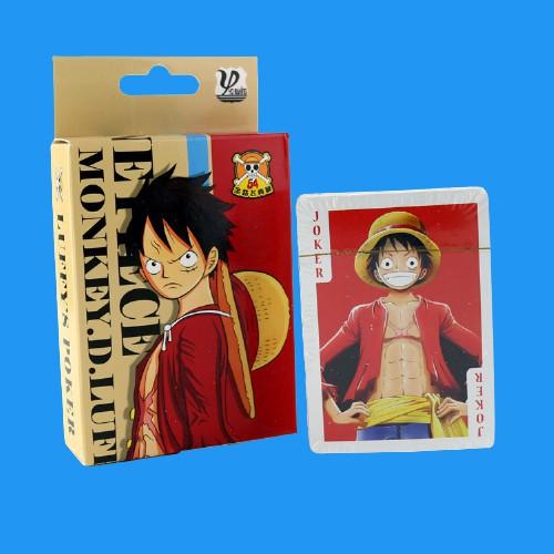 Bộ bài tú lơ khơ One Piece, rozo, choper , luffy, naruto bộ bài tây 54 lá