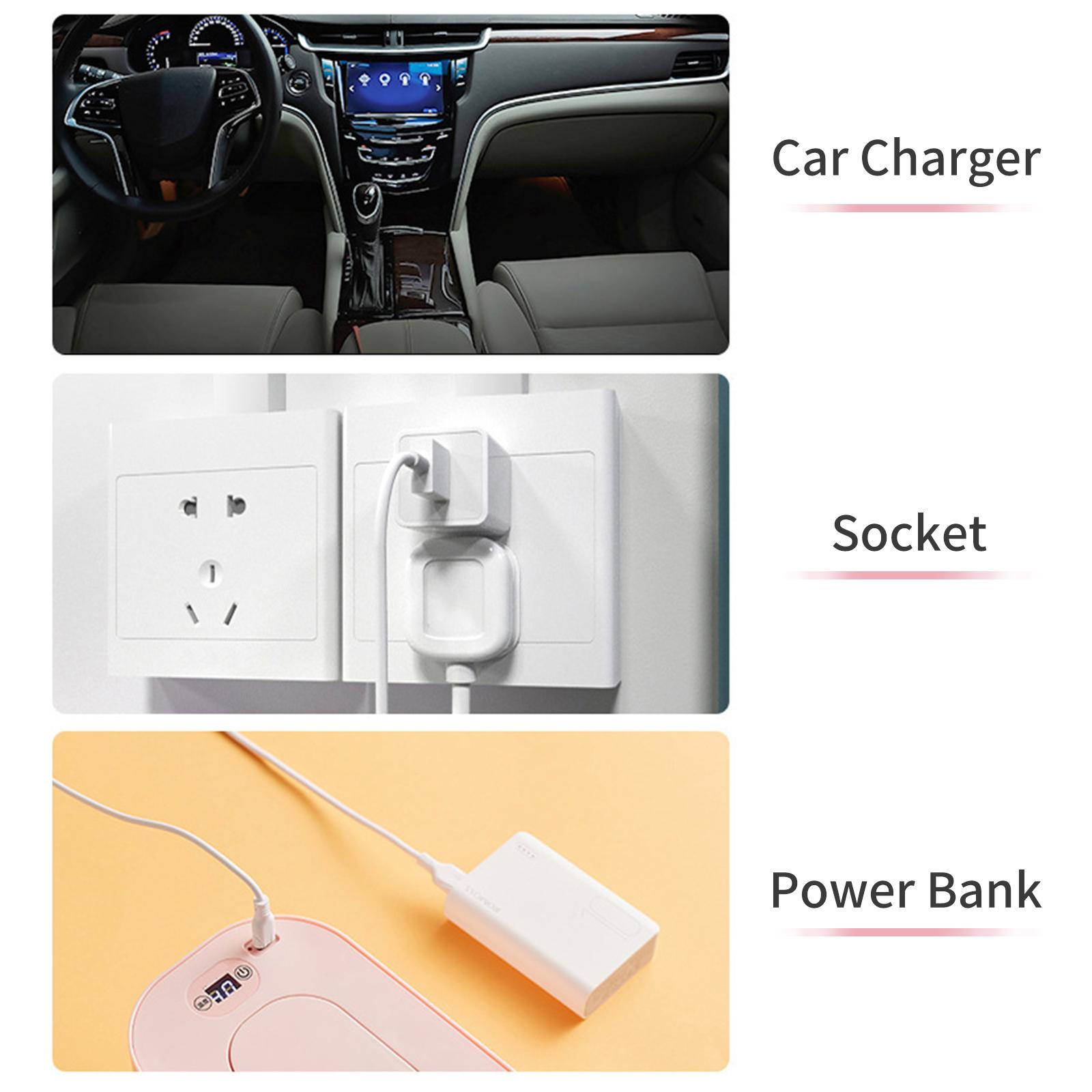 Máy Ủ Ấm Khăn Giấy Ướt 10W Usb 3 Chế Độ Nhiệt Độ