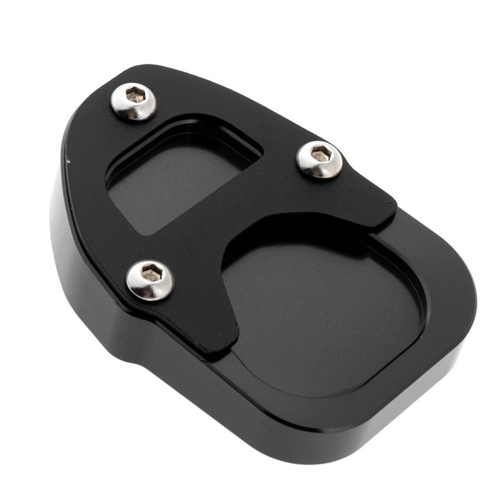 Motorcycle Kickstand Plate Side Stand  Pad for  Black